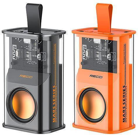 Recci Bluetooth Speaker 5W with Battery Life up to 3 hours Black RSK-W30