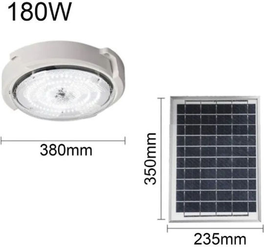 GDPLUS Hanging Solar Light 180W with Remote Control