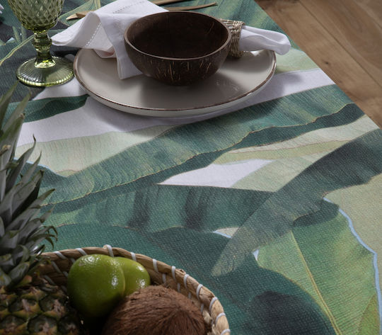 Nef-Nef Homeware Tischtuch Tropicana Green 140x180cm