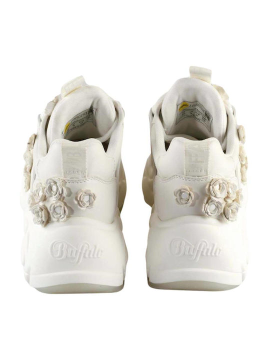 Buffalo Binary Γυναικεία Sneakers Rose White