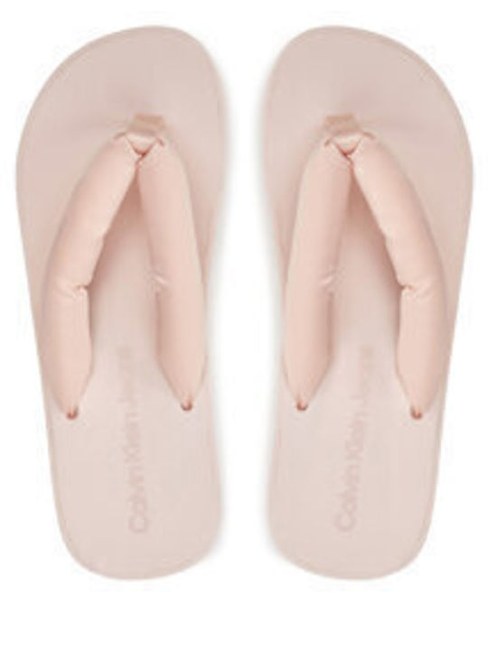 Frauen Flip Flops mit Plattform in Rosa Farbe