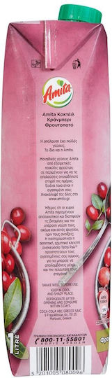 Amita Amita Φρουτοποτό Κοκτέιλ Cranberry 1lt