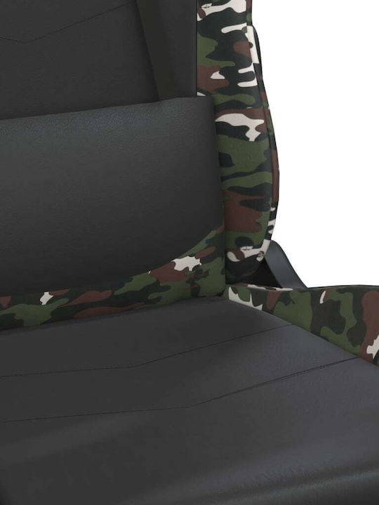 vidaXL 345410 Gaming Chair with Adjustable Arms Army Green