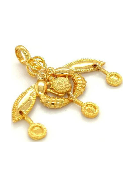 Drandakis Charm From 14K Gold Drandakis Charm From 14K Gold