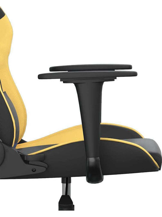 vidaXL 3143643 Gaming Stuhl mit verstellbaren Armlehnen Black / Gold
