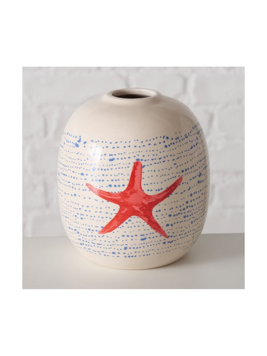 Boltze Decorative Vase Orange 13cm