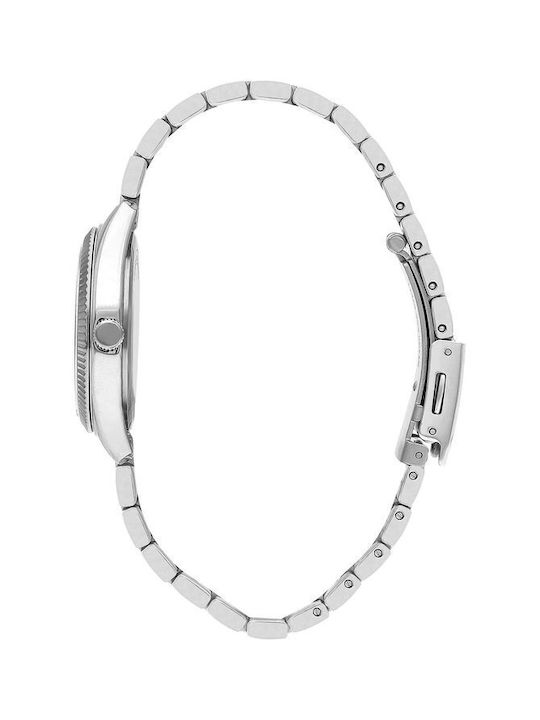 Lee Cooper Bracelet Ρολόι Μπαταρίας σε Ασημί Χρώμα