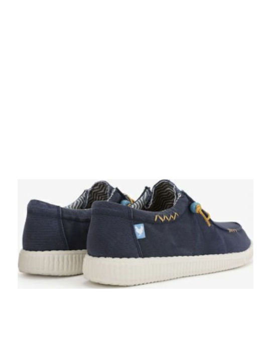 Men's Leather Moccasins Blue