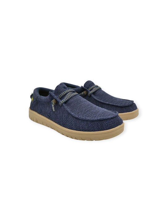 Jeep Footwear Herren Mokassins in Blau Farbe