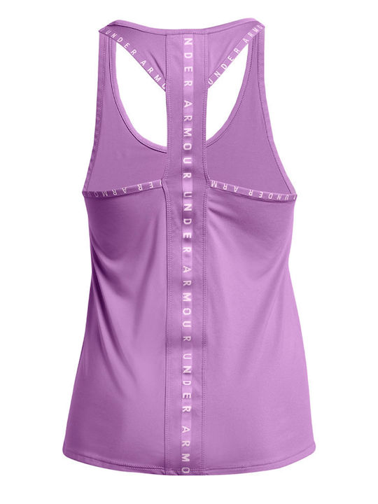 Knockout Γυναικεία Αθλητική Μπλούζα Αμάνικη Fast Drying Λιλά