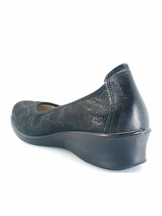 Anatomic Fabric Ballerinas Black