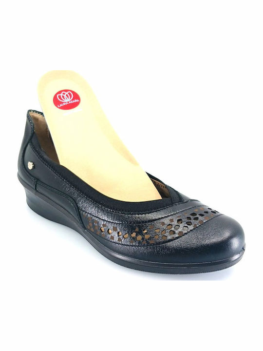 Anatomic Leather Ballerinas Black