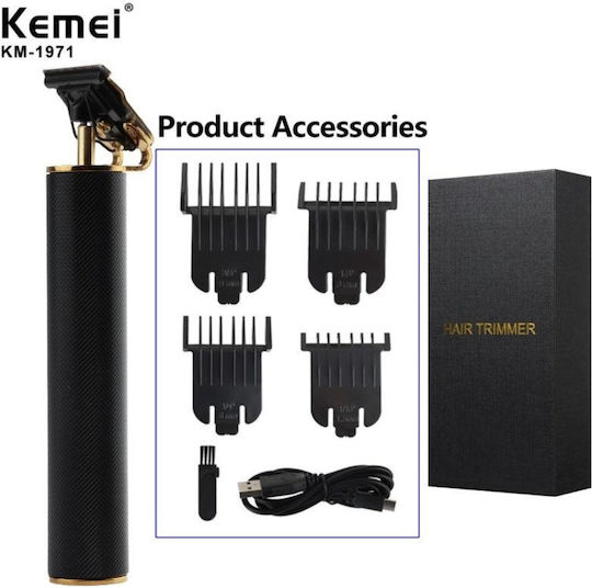 Kemei Trimmer Μηχανή Επαναφορτιζόμενη KM-1971