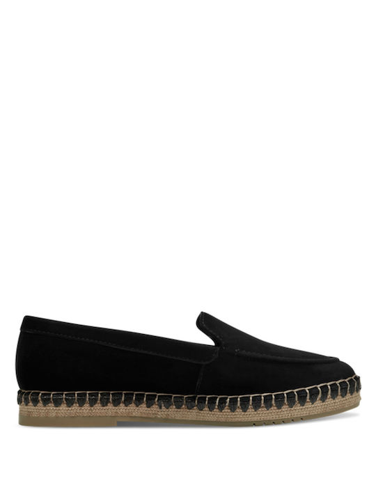 Tamaris Lederne Damen Espadrilles in Schwarz Farbe