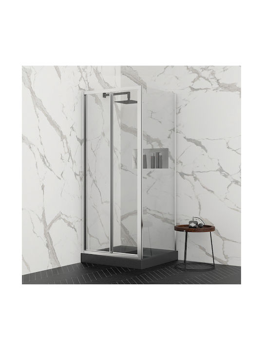 Orabella Fusion Cabinet Duș cu Ușă Pliabilă 100x70x180cm