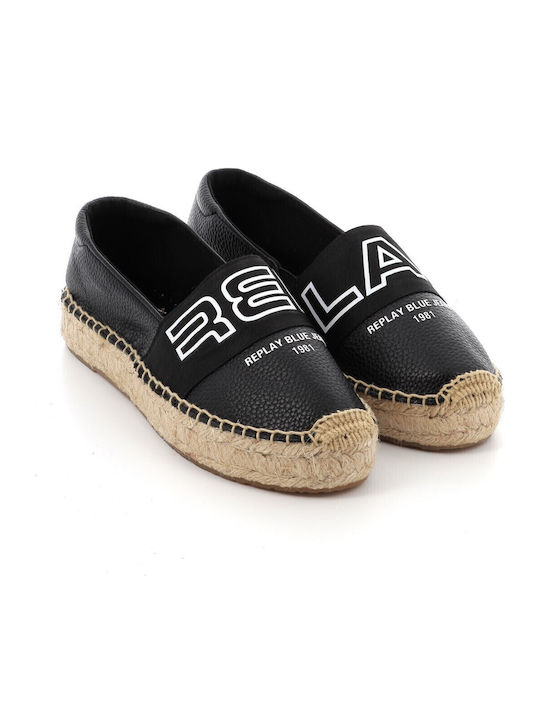 Damen Espadrilles in Schwarz Farbe