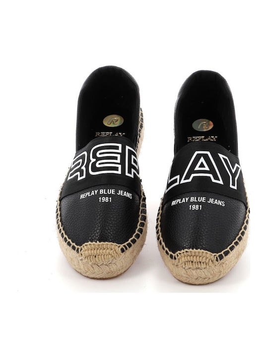 Damen Espadrilles in Schwarz Farbe