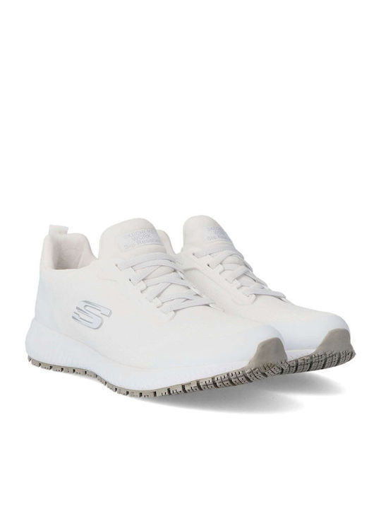 Skechers Squad Scăzut de Lucru White