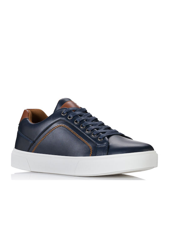Men's Leather Casual Shoes Blue