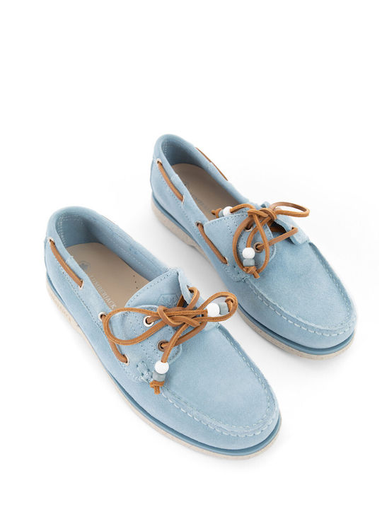 Navigator Women's Boat Shoes in Blue Color