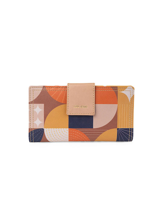 Lois Large Leather Women's Wallet with RFID Gold