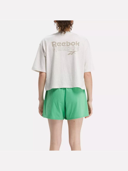 Reebok Γυναικείο T-shirt Εκρού