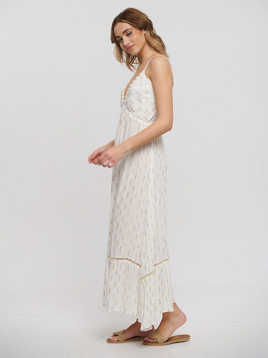 Summer Midi Dress White