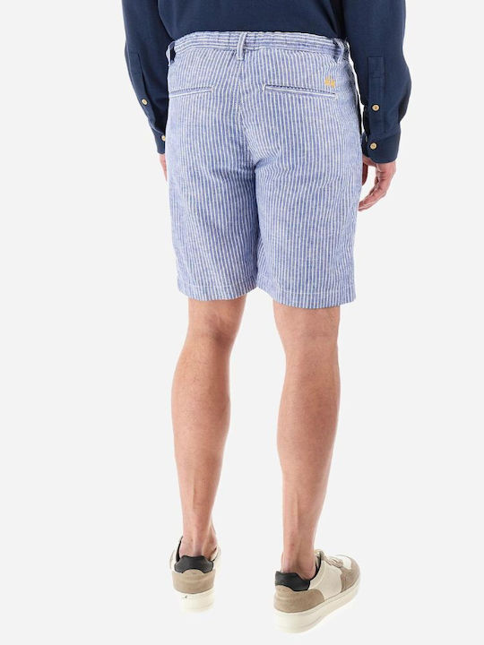 La Martina Men's Shorts Chino White/blue YMB005TW517-S0031