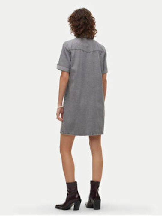 Vero Moda Dress Denim Gray