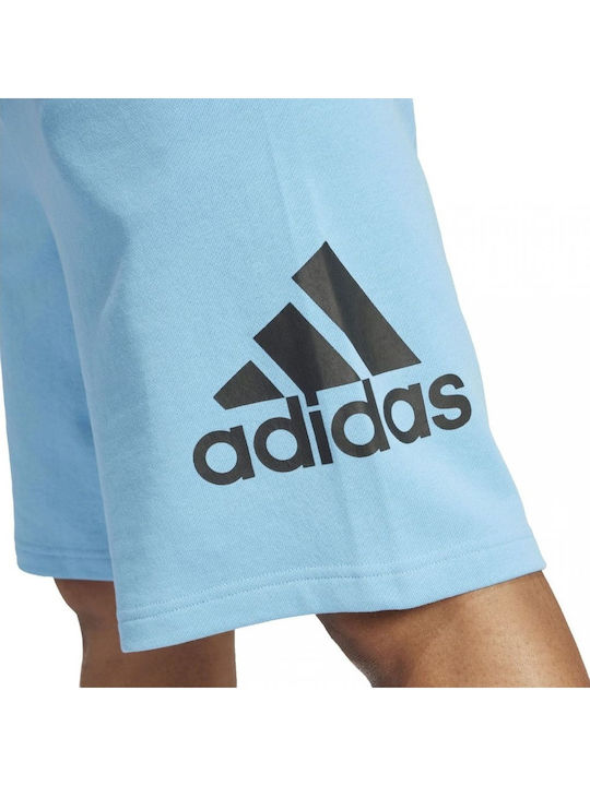 Essentials Big Logo French Terry Men's Shorts Light Blue