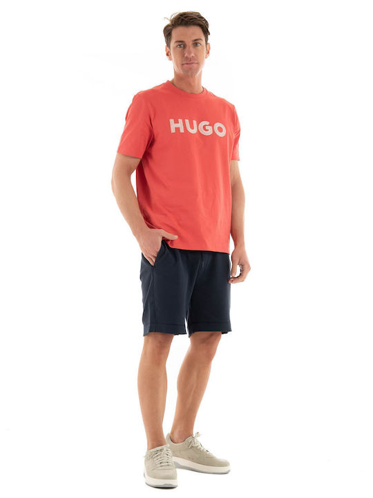 Hugo Boss Men's Short Sleeve T-shirt Pale Red