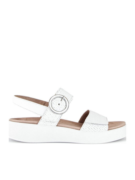 Anatomic Women's Leather Platform Shoes White
