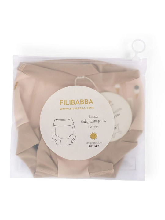 Filibabba Детски Бански Пелена за плуване Beige