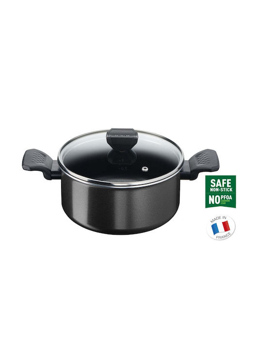 Tefal Simply Clean Дълбока Тенджера от Алуминий 4.5лт / 24см