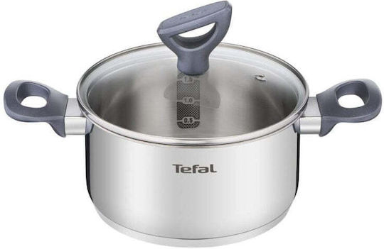 Tefal Daily Cook Βαθιά Ανοξείδωτη Κατσαρόλα 5.36lt / 24cm