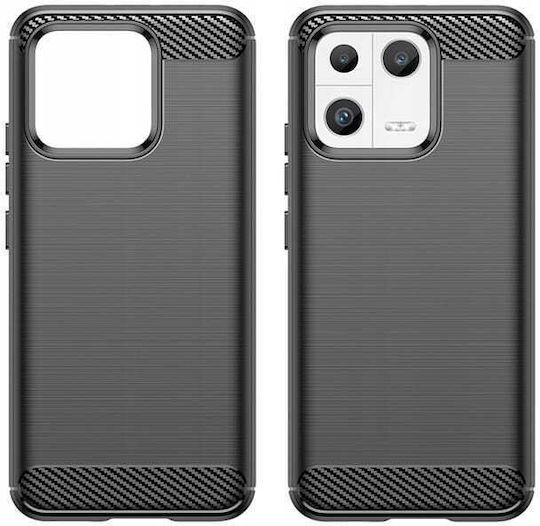 Spacecase Carbon Back Cover Σιλικόνης Μαύρο (Xiaomi 13)