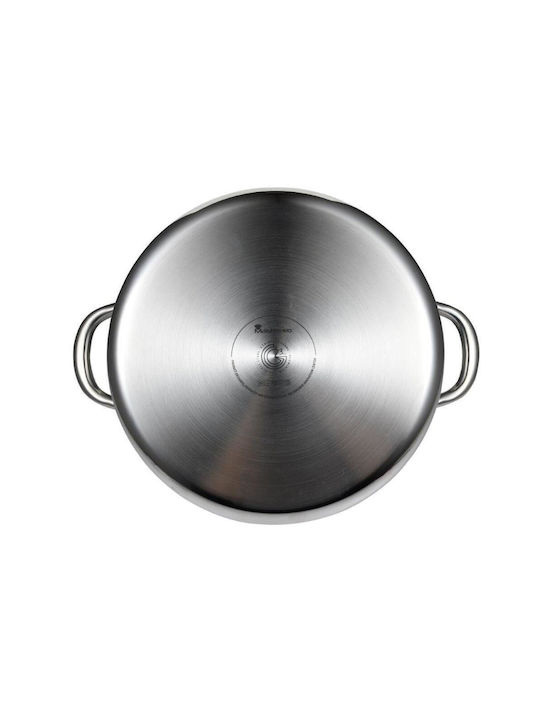 Bergner Hi-tech Deep Stainless Steel Pot 24cm