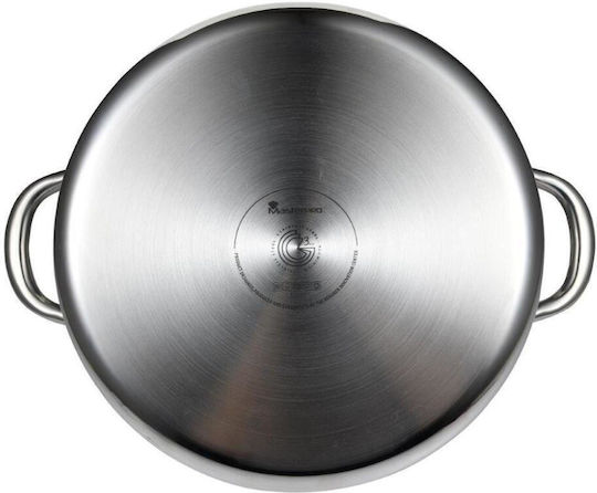 Bergner Hitech3 Βαθιά Ανοξείδωτη Κατσαρόλα 24cm
