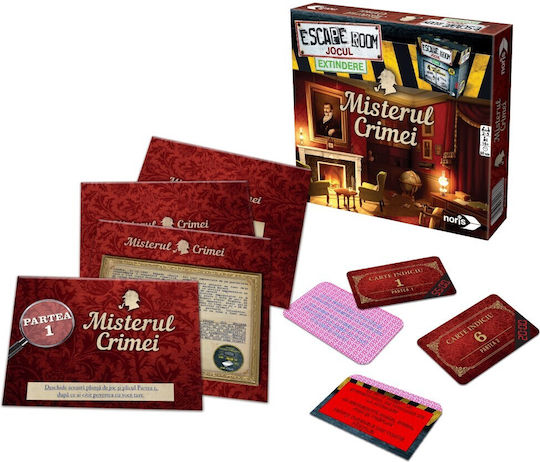 Board Game Escape Room - Misterul Crimei for 2-5 Players 16+ Years Old (RO) Noris