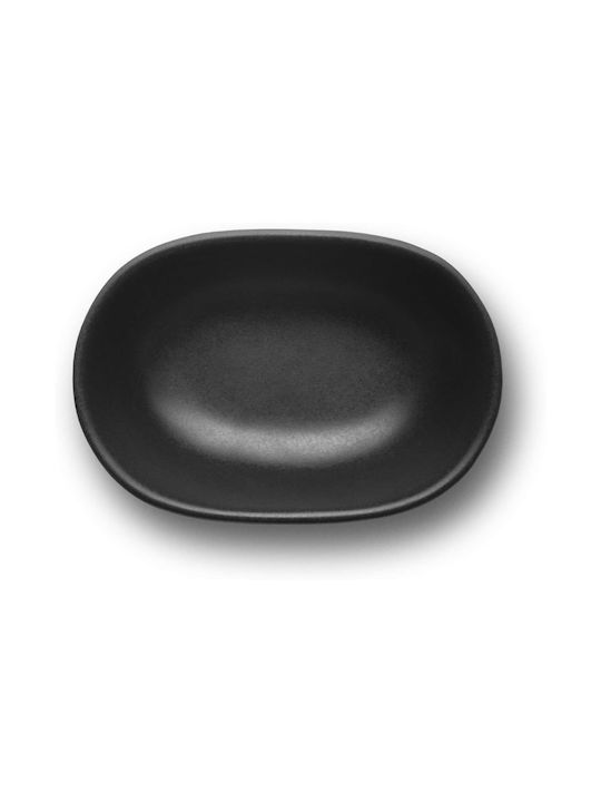 Eva Solo Dip Serving Bowl Round Ceramic Black with Diameter 10cm