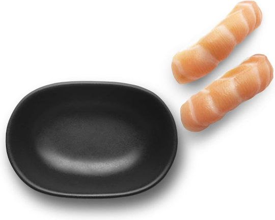 Eva Solo Dip-Schüssel Rund Keramik Schwarz mit Durchmesser 10cm