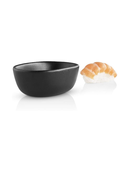 Eva Solo Dip Serving Bowl Round Ceramic Black with Diameter 10cm