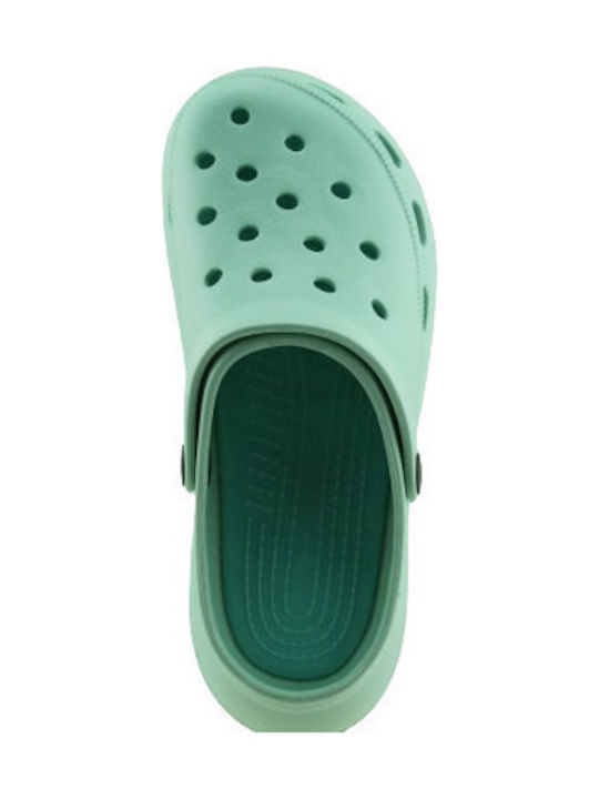 Adam's Shoes Femei Sabot Turcoaz