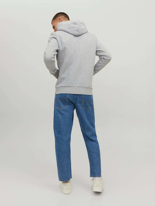 Sweatshirt with Hood Light Grey Melange