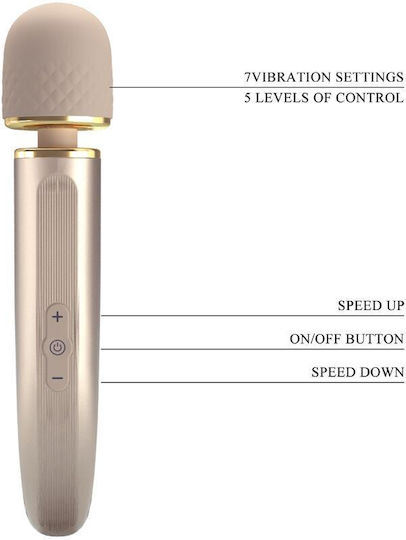 Pretty Love 7 Vibration Δονητής Μασάζ 29cm Flesh