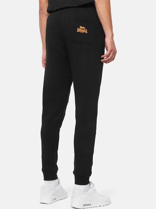 Wellingham Sweatpants with Elastic Black/Orange