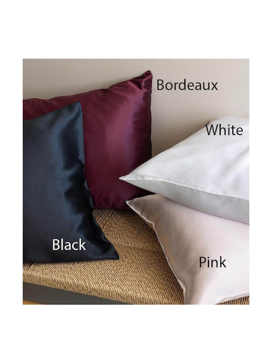 Palamaiki Silka Pillowcase with Envelope Cover Black 50x70cm.