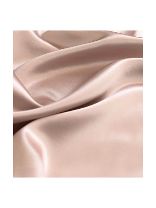 Palamaiki Silka Μαξιλαροθήκη με Φάσα Pink 50x70εκ.