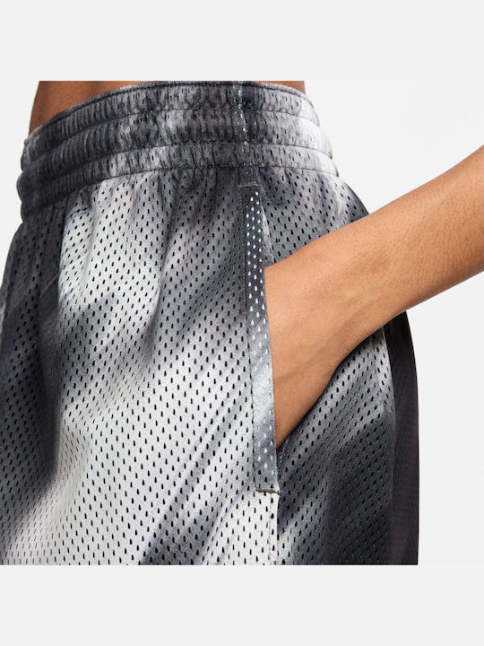 Swoosh Fly Γυναικεία Βερμούδα Dri-Fit Δερμάτινη Γκρι