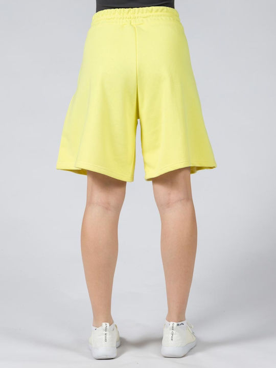 GSA Women's Sporty Bermuda Shorts YELLOW